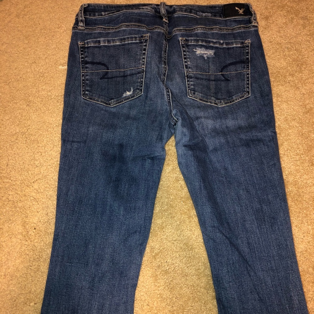 American Eagle High waisted ripped jeggings